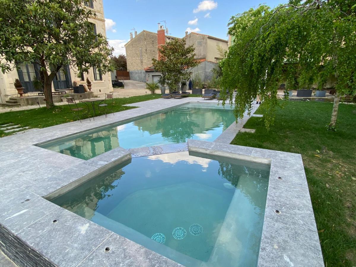 Demeure Saint Louis Historic Manor, City 700M, Parking,A C,Clim,Wifi, Heated Pool, City View Carcassonne Exterior foto