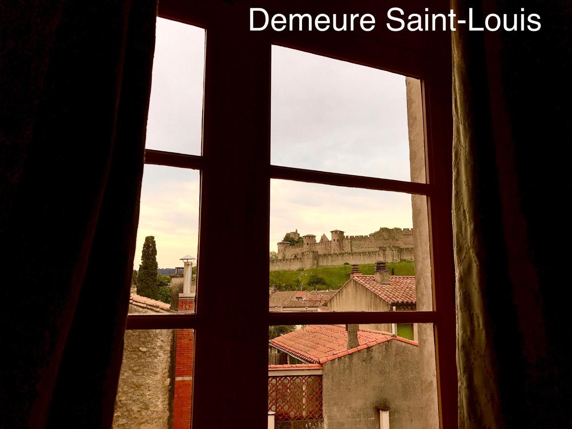 Demeure Saint Louis Historic Manor, City 700M, Parking,A C,Clim,Wifi, Heated Pool, City View Carcassonne Exterior foto