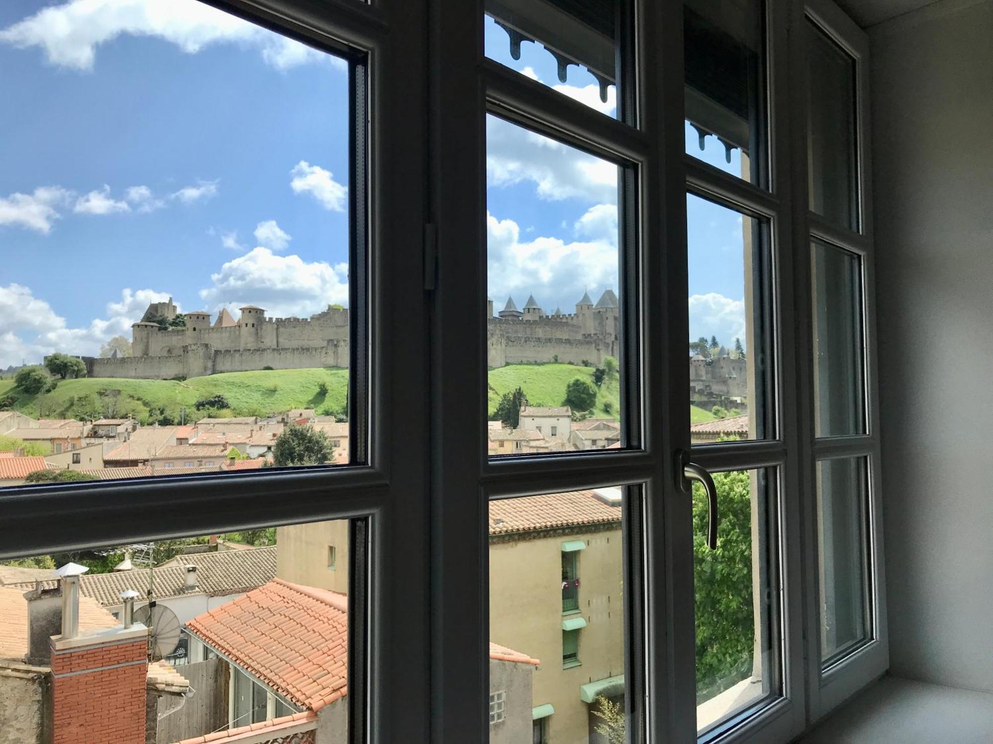 Demeure Saint Louis Historic Manor, City 700M, Parking,A C,Clim,Wifi, Heated Pool, City View Carcassonne Exterior foto